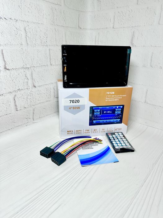Магнитола 2DIN 7020 Bluetooth с сенсорным дисплеем