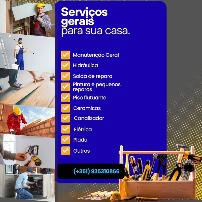 Pintor, Canalizador, Pladur, Pedreiro, Piso vinilico, Piso  flutuante