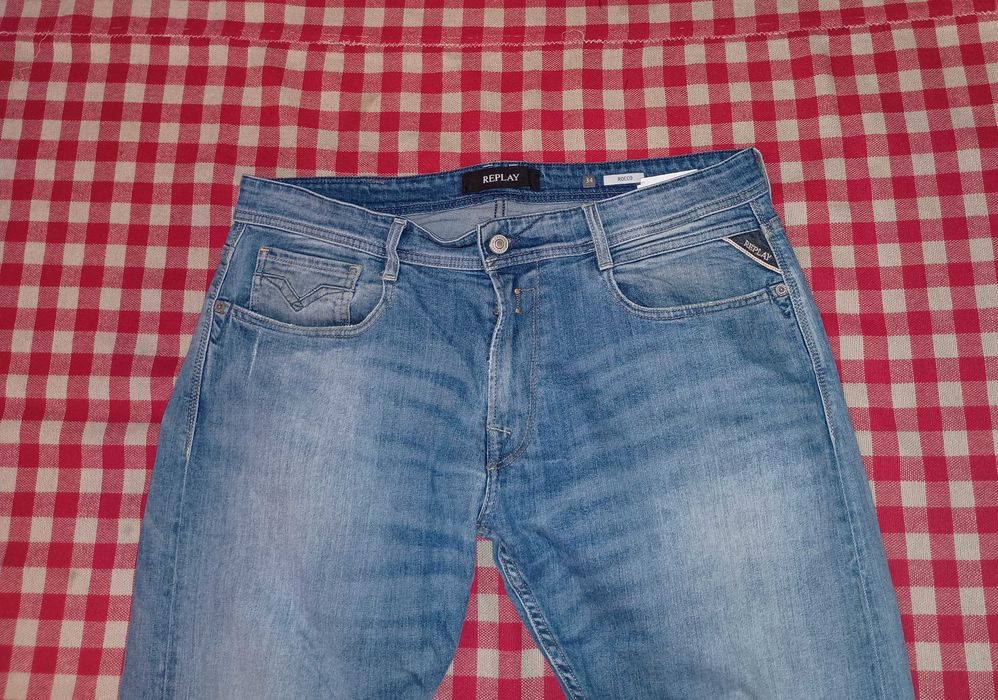 Spodnie męskie jeans Replay Rocco W34 L34