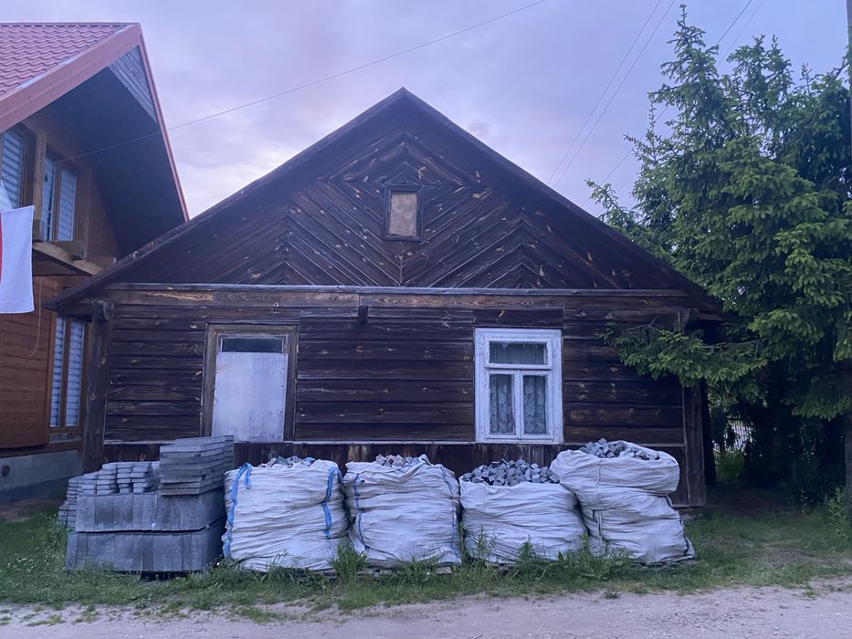 Dom drewniany do rozbiórki