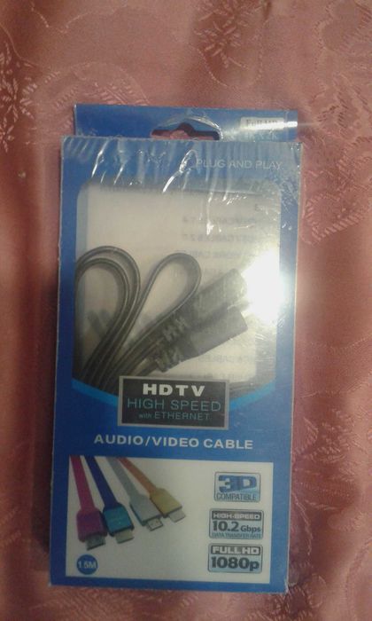 Кабель подключения HDMI 1.3 High Speed with Ethernet на 1.5 метра HDTV