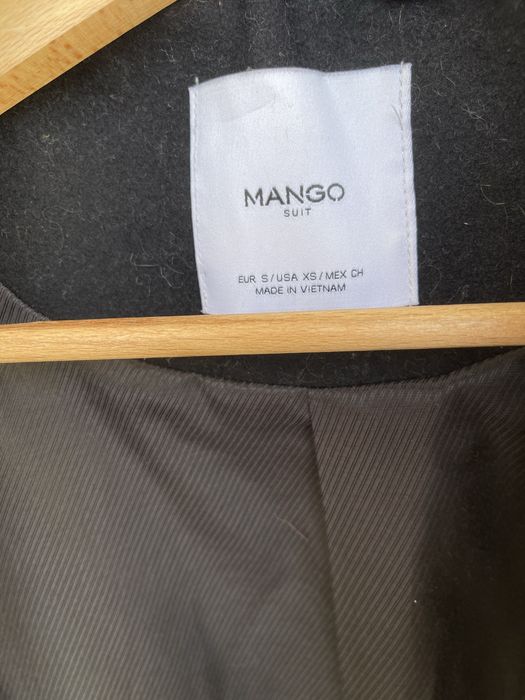 Casaco mango preto tamanho s