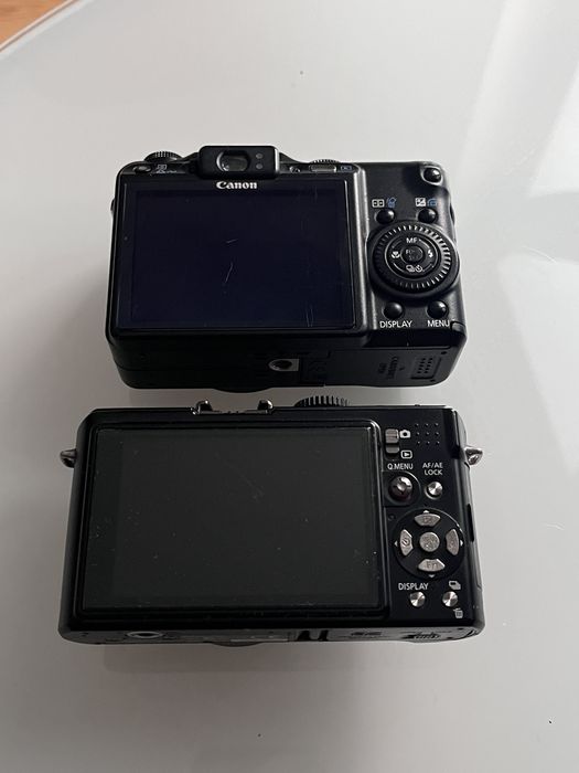Canon g9 + Panasonic lx3 (uszkodzony)