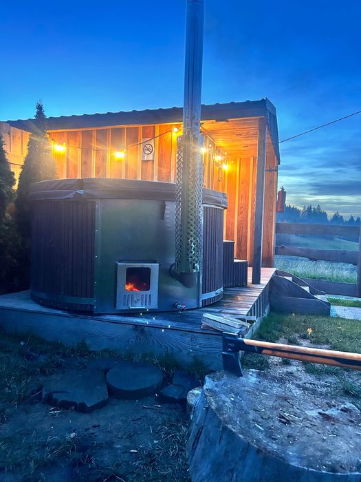 Domki z sauną i jacuzzi -Beskidy/ Koniaków/ widok na góry