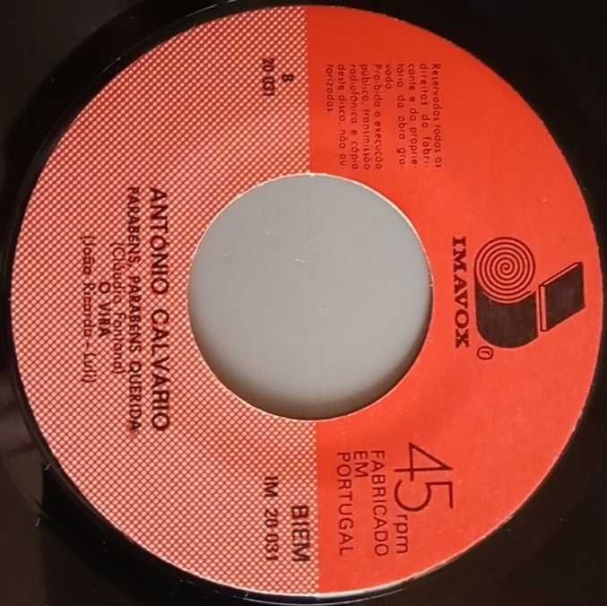 António Calvário - - - - - Vou ao Norte - - - - - EP