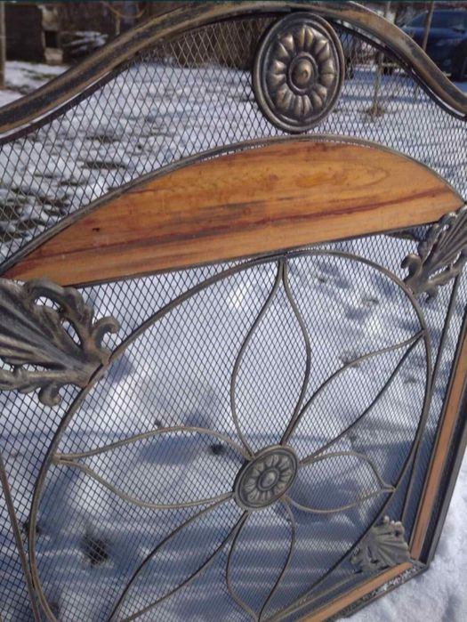 Решётка каминная экран кованый