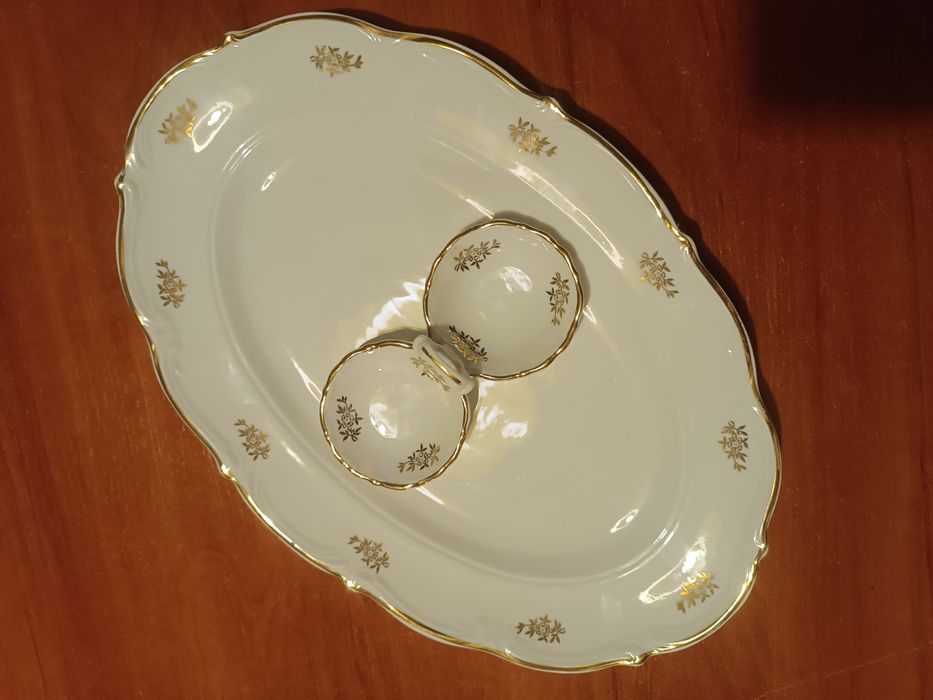 Porcelana vintage 60 70 XX  komplet