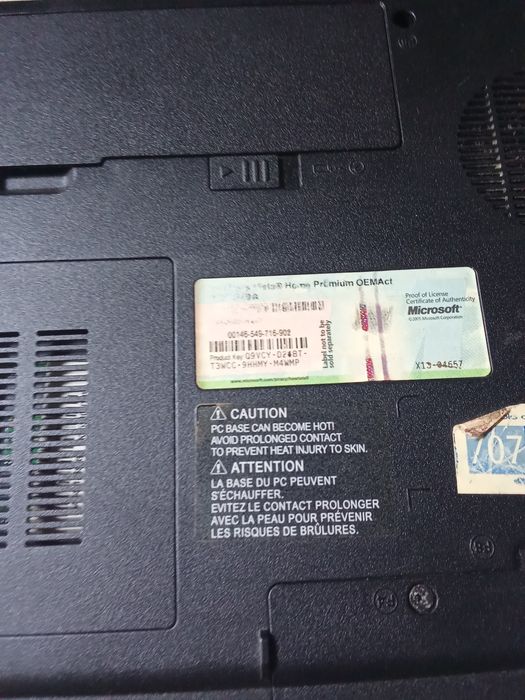 Computador portátil Toshiba