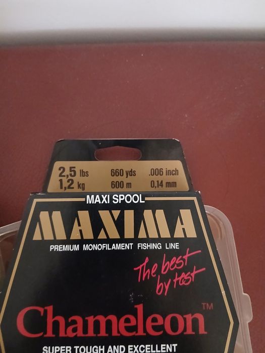 4 caixas de fio de pesca Chamelon 1kg preço para todos