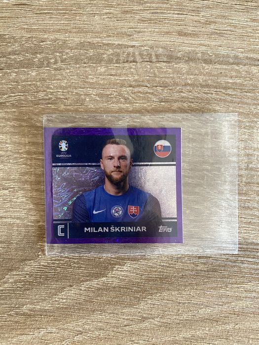 Topps Euro 2024 - Skriniar Eslováquia Roxo (Raro)