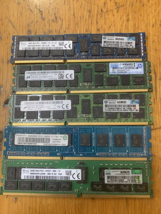 Памʼять для сервера 8- 16GB DDR3