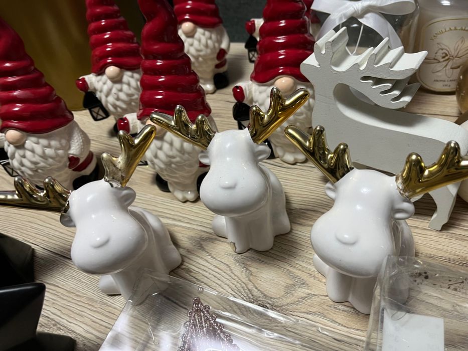 Skrzaty i inne ceramiczne zestaw uszkodzone