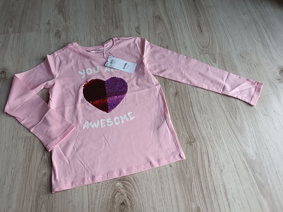 Nowa bluzka dziewczęca r.134 Sinsay