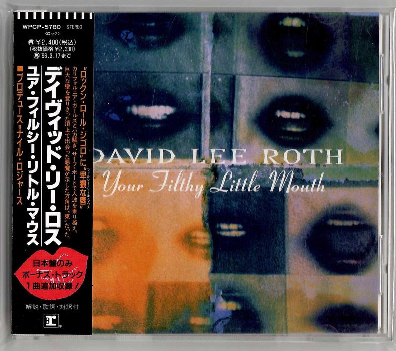 David Lee Roth - Your Filthy Little Mouth - CD OBI JAPAN