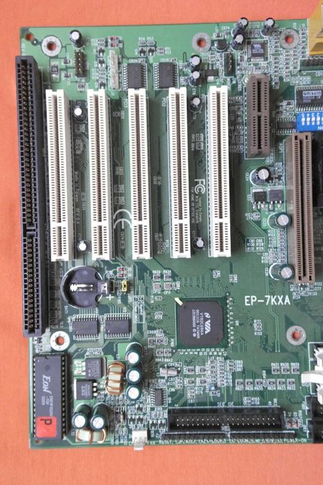 EPoX EP-7KXA Slot A + AMD Athlon 650MHz - комплект для коллекции