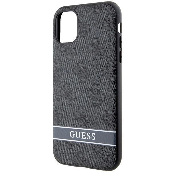 Etui Guess 4G Stripes na iPhone 11 / Xr - szare