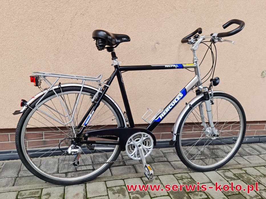 Rower męski trekkingowy HERCULES koła 28 SHIMANO okazja rabat WYSYŁKA