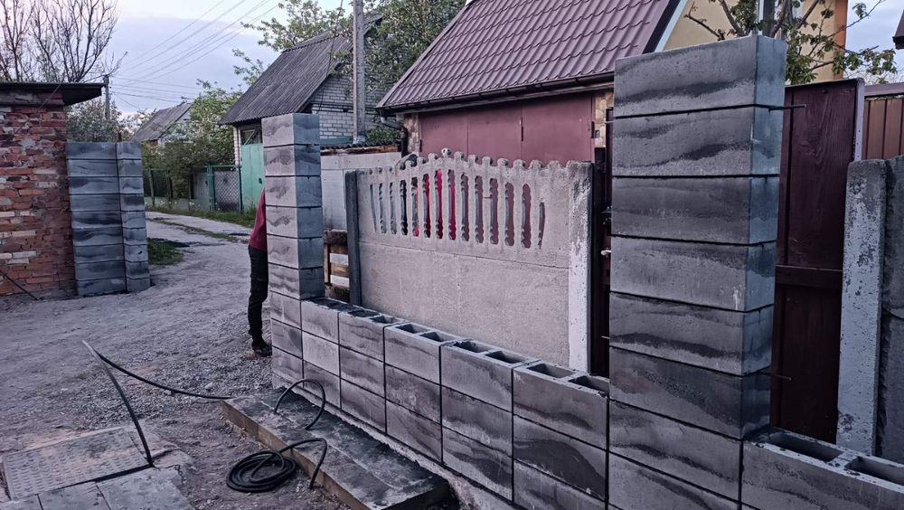 Тротуарна Плитка 4.6.8 см.Блоки для Огорожі.