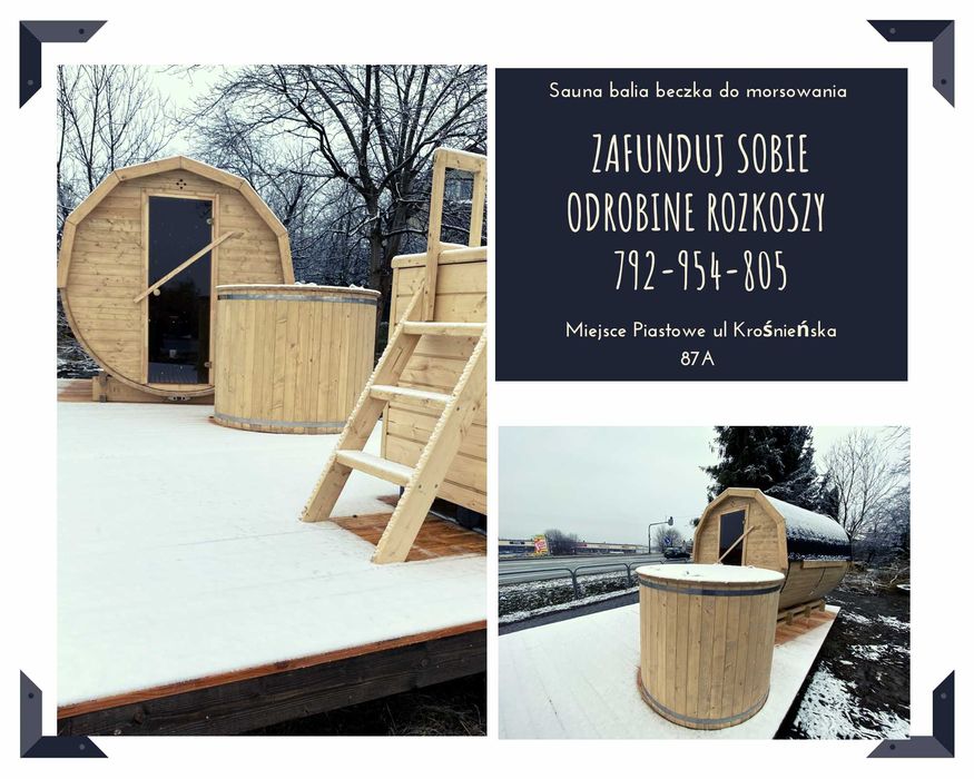 Sauna Balia do morsowania Balia ogrodowa