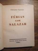Christine Garnier, Férias com Salazar