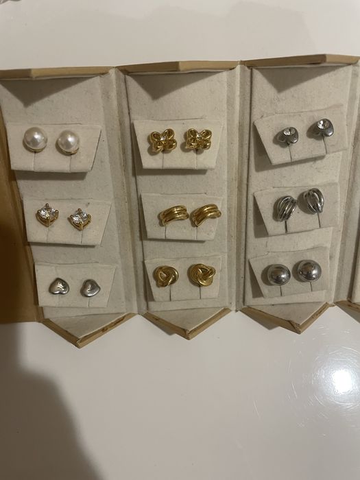 Conjunto 9 pares de brincos