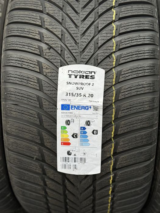 Топова Нова шина‼️Nokian Snowproof 315/35 r20+275/40 r20 ‼️Нова‼️