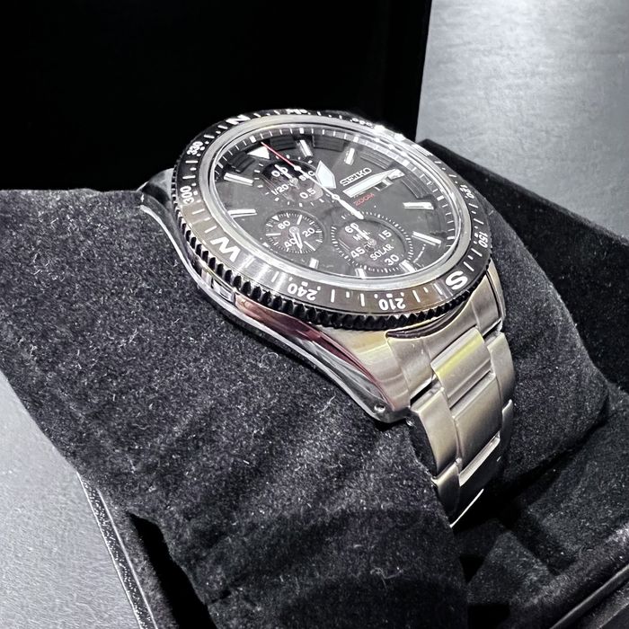 Relógio Seiko Prospex Chronograph 200M Quartz - completo