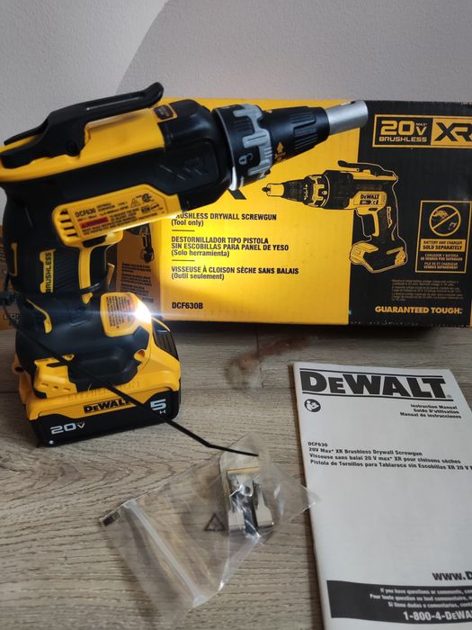 DeWalt DCF 630 — Універсальний та Надійний Шуруповерт  викрутка
