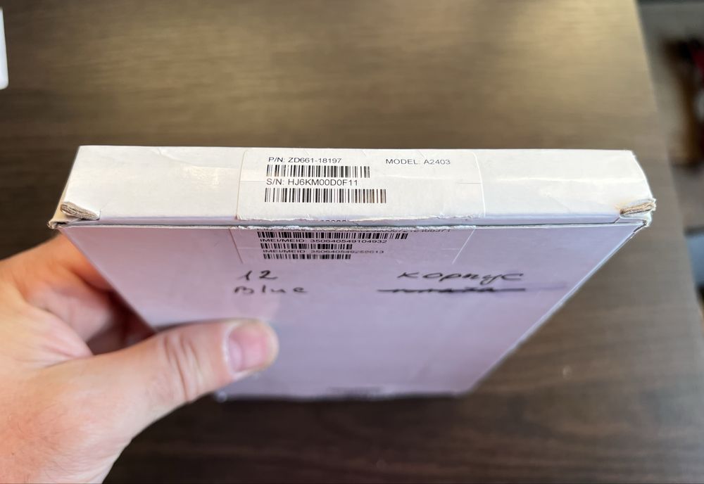 Корпус iPhone 12 pro max  (с аккумулятором, сервисная  запчасть)