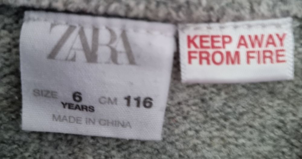 Zara-sweterek dla chłopca r.116cm