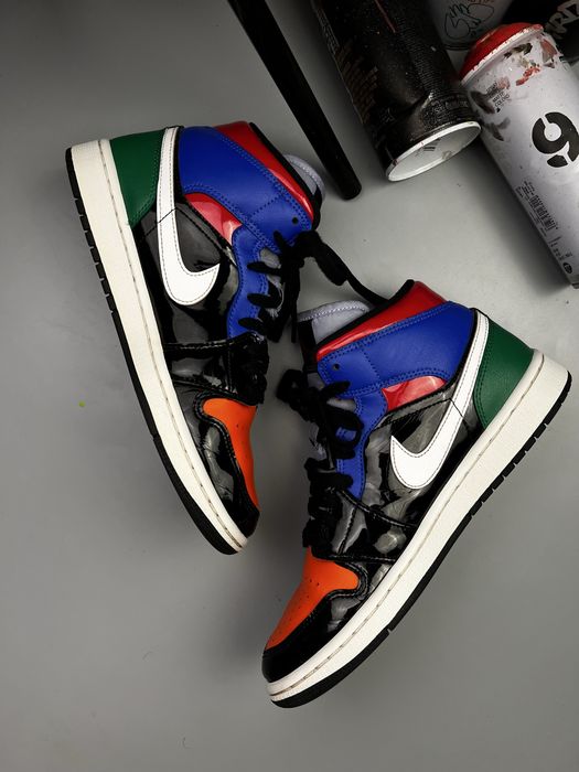 Nike Air Jordan 1 MID Se Multi Prnet