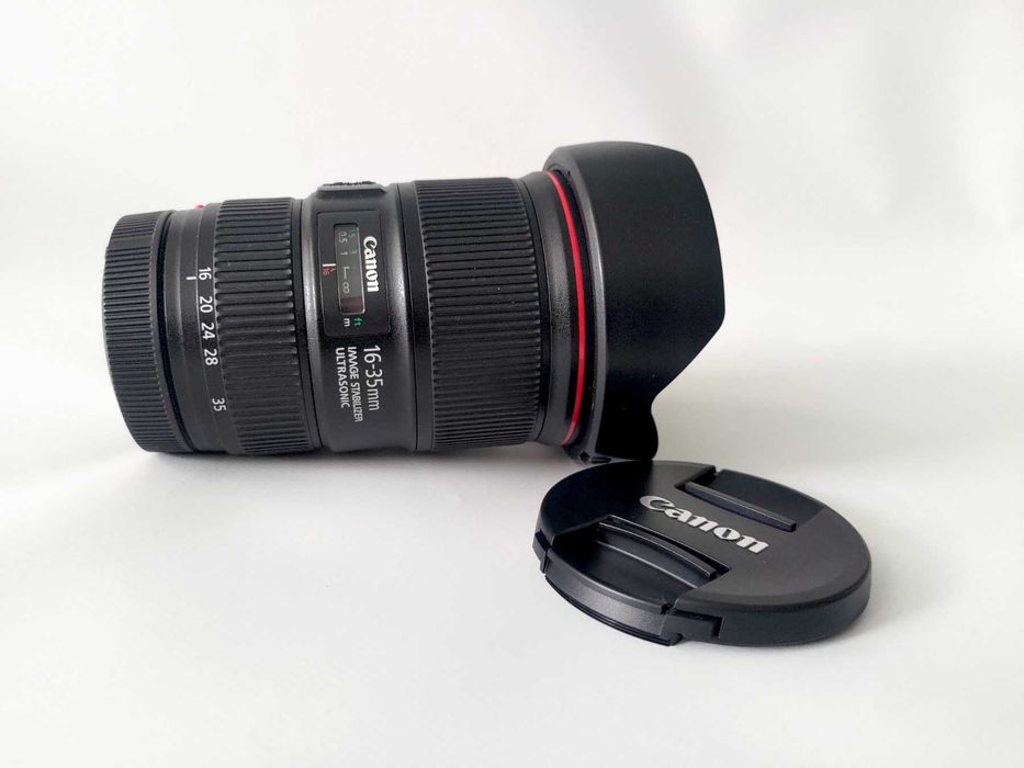 Ширококутний об’єктив із Стабілізатором Canon EF 16-35mm f/4L IS USM+ Захисний світлофільтр KENKO 77 ММ