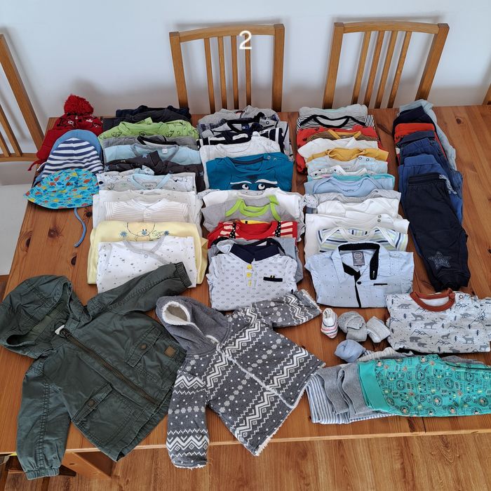 Paczka ubrań dla chłopca rozmiar 68-74