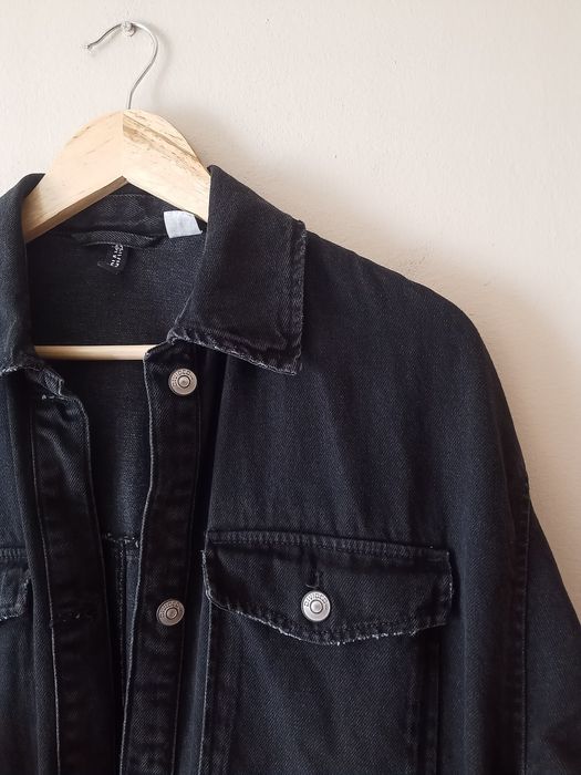 H&M koszulowa jeansowa kurtka oversize