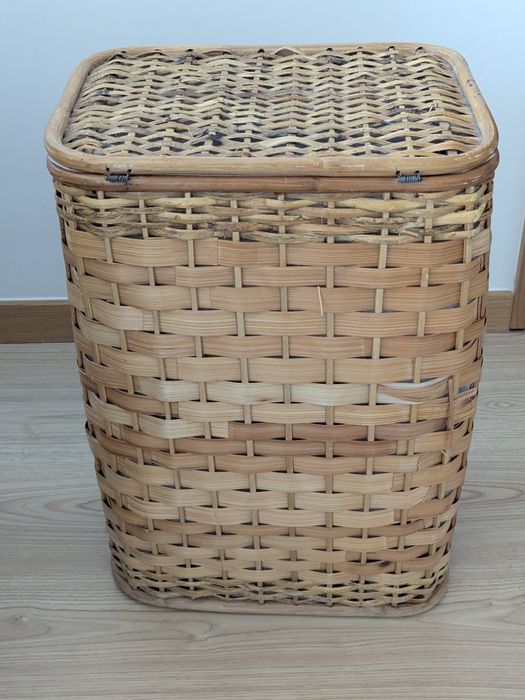 Cesto em vime  para brinquedos de criança