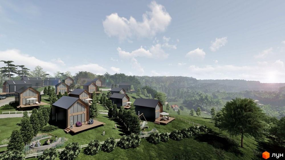 Продаж сучасного будинку КМ Схили с Бірки 55 кв м