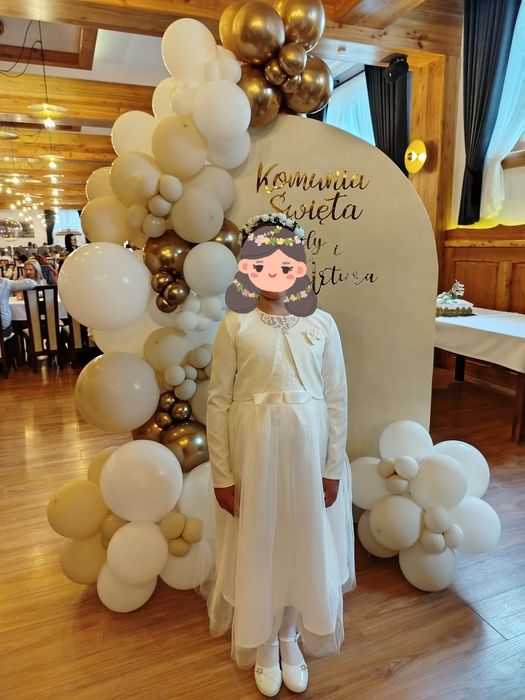 Sukienka do komunii lub na przyjęcie komunijne + Bolerko