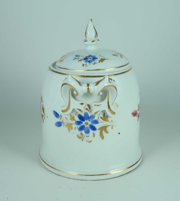 Açucareiro Vista Alegre Séc. XIX - Pintura Manual