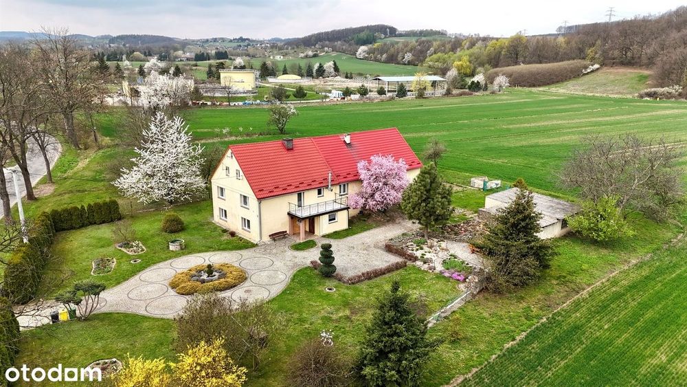 ***Dom wolnostojący z częścią gospodarczą#DużaDziałka-16arów#