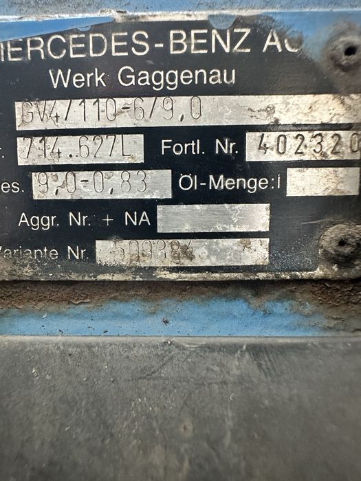 Коробка КПП Mercedes-Benz 1827