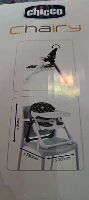 Cadeira e cadeira de alimentação da Chicco