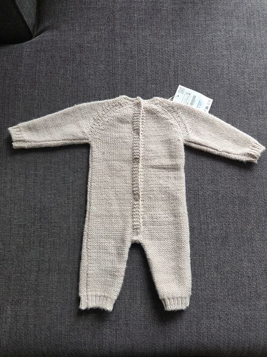 Теплий в'язаний чоловічок Zara, 3-6 міс, 68см