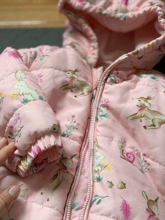 Зимово осінній комбінезон для дівчинка 6-9 міс