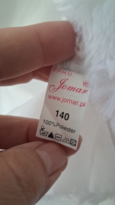 Bolerko pelerynka  futerkowe na komunię rozm.140