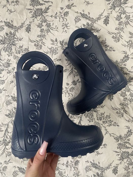 Kalosze granatowe crocs