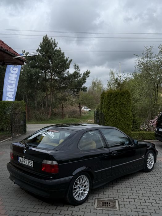 BMW e36 compact  skóra , atrakcyjny wygląd.