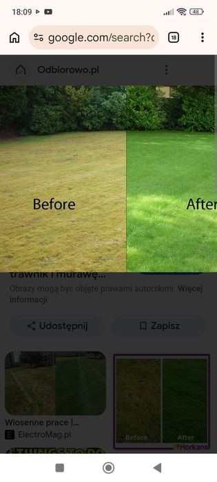 Wertykulacja trawnika aeracja