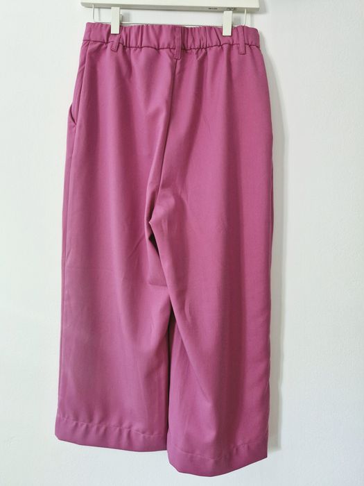 Spodnie różowe szerokie 7/8 H&M Divided 40