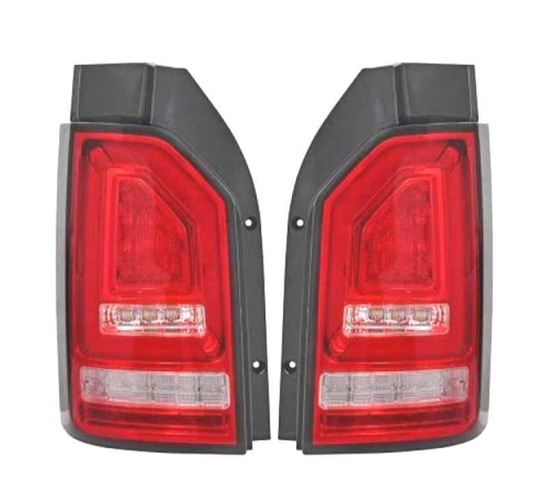 FAROLINS LED VOLKSWAGEN VW T6 MULTIVAN CARAVELLE 15-19 PORTA DUPLA VERMELHO