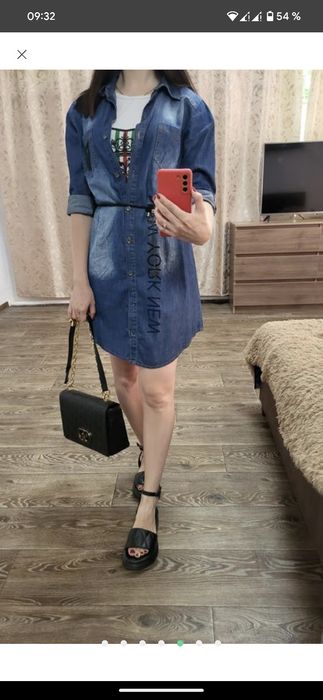 Джинсова сукня бренд Gucci